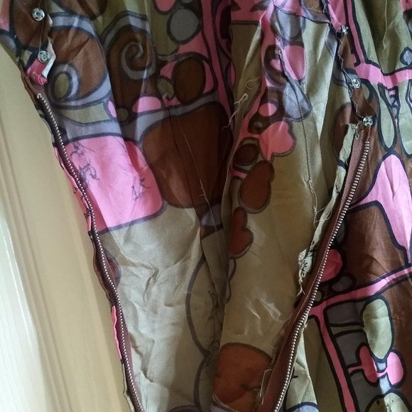 vintage 50s handmade sleeveless cheong sam shift dress EUC - Picture 4 of 11